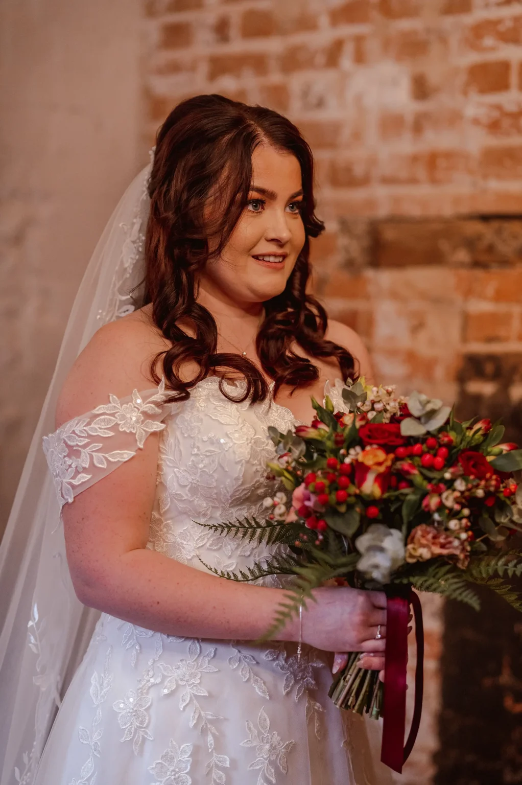 Winter wedding at Clock Barn