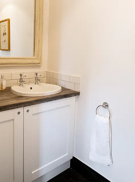 Clock Barn prep room sinks