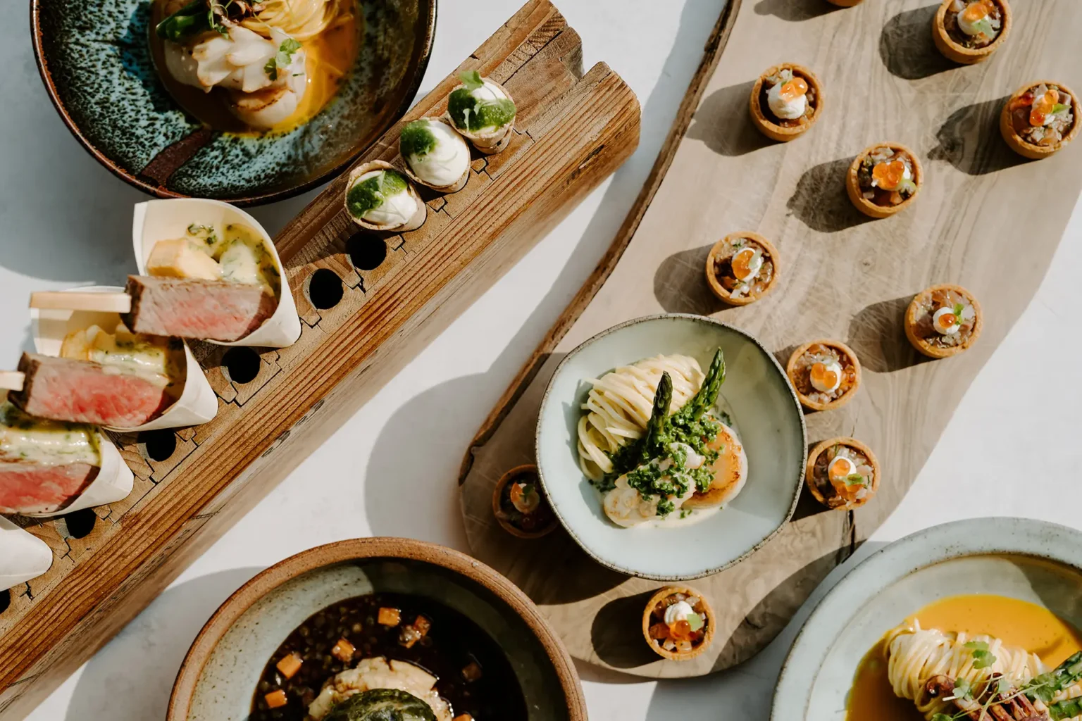 food & drink canapes & starters