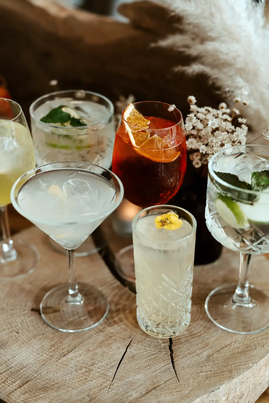 food & drink selection portrait