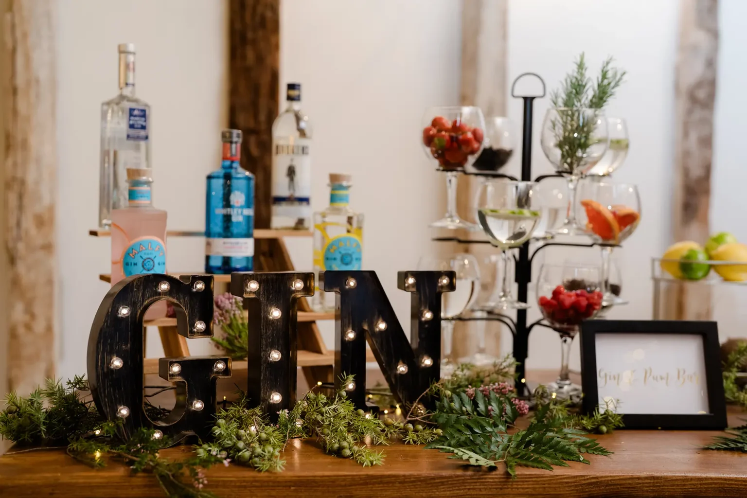 clock barn food drink gin bar