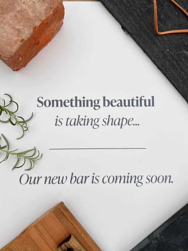 Something beautiful is taking shape…✨  Our thoughtfully refreshed bar, designed to feel right at home in Clock Barn’s characterful setting. Intended to enhance guest experience and add a little extra magic to your celebration.  Those joining us this weekends will be the first to experience the new arrival!  Coming soon…💫  #somethingscomingsoon #newupdates #weddingvenue