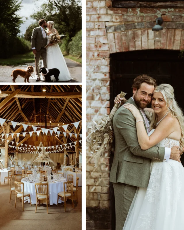 No April fools here… only time playing it’s quiet tricks on us today ✨  Time has a way of slipping past, carrying away days like this.  Today we’re looking back to a truly special summer wedding in 2024; A&T shared a day full of joy and those fleeting golden hour moments that we all know and love ☀️  📷 @wowphotography.co.uk  #timelessmoments #ClockBarnWeddings #weddinginspiration
