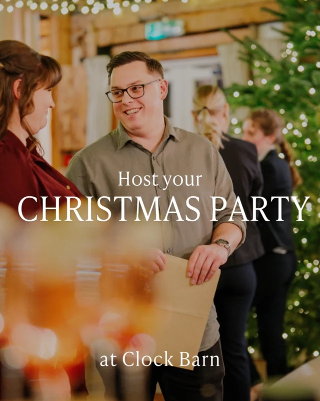 Planning your Christmas Celebration 🎁  Whether you’re organising a private festive gathering, a corporate Christmas party, a team lunch or an end of year dinner - Clock Barn offers an exclusive setting to bring everyone together.  From seasonal dining and handcrafted cocktails to a beautifully dressed venue and dedicated events team. We’ll help create a Christmas event that feels effortlessly memorable.  With exclusive use of the venue and a range of flexible options available, it’s the perfect place to celebrate this festive season!  Get in touch to discuss your Christmas party and secure your preferred date.  ✉️hello@clockbarn.co.uk